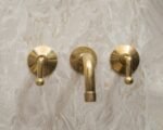 Unlacquered Brass Wall Mounted Bath Faucet - Image 19