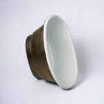 Freestanding Brass Vessel Sink – Hammered Tub Style Bathroom Basin - Image 4