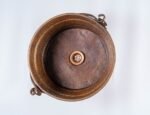Aged Copper Hammered Bucket Bathroom Sink - Image 3