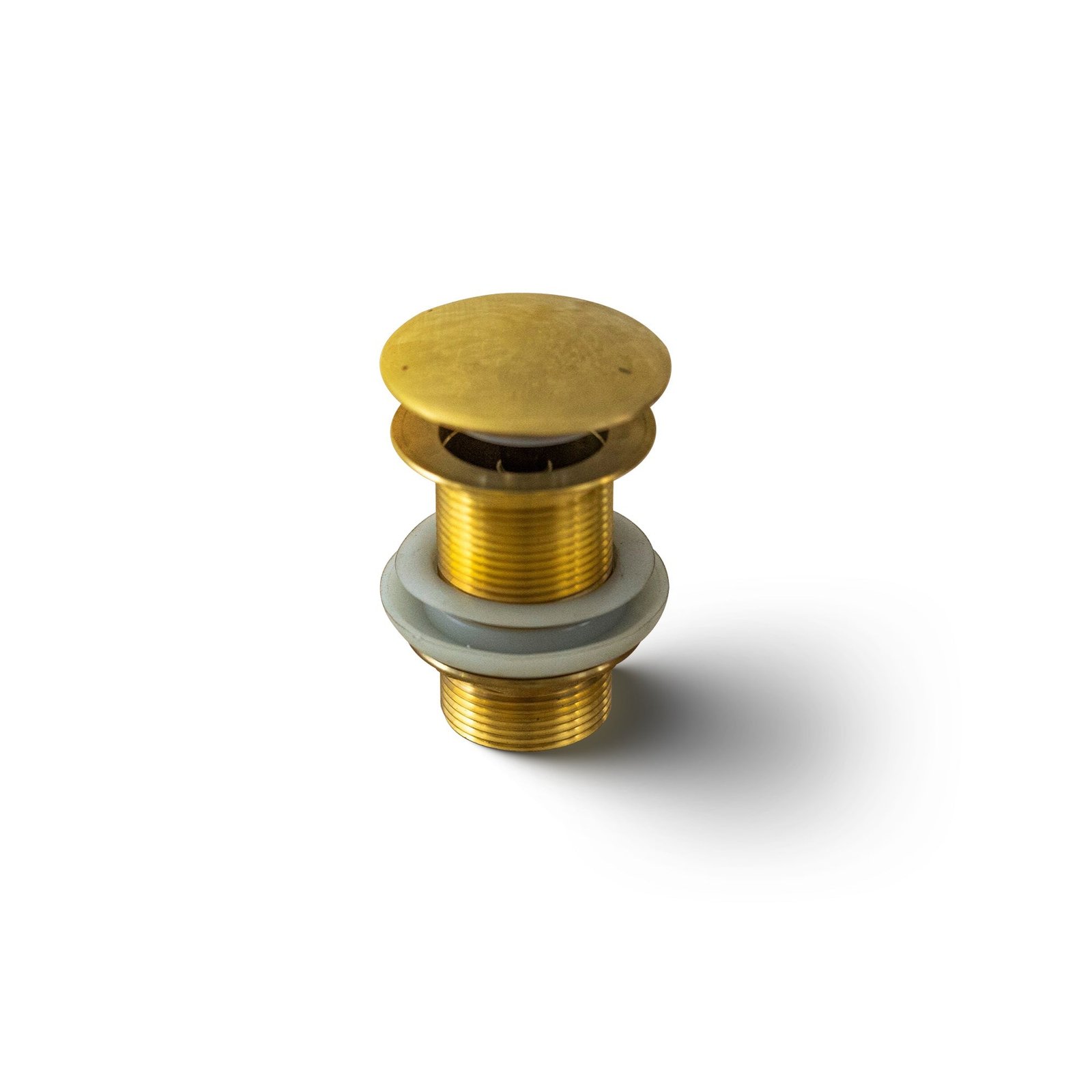 zayian-brass-drain-unlacquered-brass-solid-brass-pop-up-drain-sink-1-1-4-bathroom-sink-40677174149349 Solid Brass Pop Up Drain Stopper – 1-1/4" Vessel Sink Bathroom Drain - Image 1