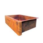 Copper Single Bowl Farmhouse Kitchen Sink-Jaxon - Image 8