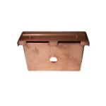 Copper Sink Hammered Front Apron With Towel Bar-Bryn - Image 3