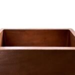 Hammered Copper Apron Front Single Bowl Kitchen Sink -Drif - Image 4