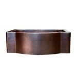 Single Basin Patina Copper Farmhouse Sink - Grande - Image 8