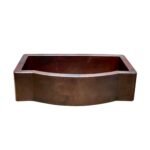Single Basin Patina Copper Farmhouse Sink - Grande