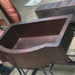 Single Basin Patina Copper Farmhouse Sink - Grande - Image 7