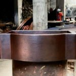 Single Basin Patina Copper Farmhouse Sink - Grande - Image 5