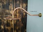 Copper Shower head ,Copper Rainfall Shower Head with Extension Arm - Image 4