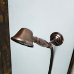 Copper Shower Mixer, 8" Round Copper Shower head and Hand Shower - Image 2