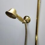 Traditional Solid Brass Rigid Riser Shower Mixer with 8″ Round Head - Image 4