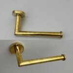 Unlacquered brass Toilet Paper Roll Holder - Image 3