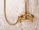Unlacquered Brass Shower System - Brass Round Head - Image 4