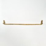 Handmade Brass Towel Rack – Rustic Wall Mounted Bathroom Bar - Image 5