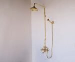 Unlacquered brass exposed shower system - Image 3