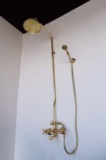 Unlacquered brass exposed shower system - Image 5