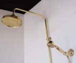 Unlacquered brass exposed shower system - Image 6