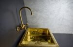 Unlacquered Brass Undermount Single Bowl Kitchen Sink - Image 3