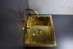 Unlacquered Brass Undermount Single Bowl Kitchen Sink - Image 6
