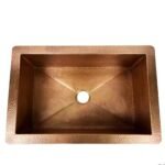 Single Apron Copper Farmhouse Sink -Lona - Image 2