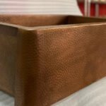 Single Apron Copper Farmhouse Sink -Lona - Image 4