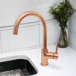Copper Kitchen Mixer Tap Single Handle