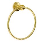 Unlacquered Brass Towel Holder Ring For Bathroom And Kitchen
