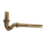 Unlacquered Brass Bottle Trap – Handmade Solid Brass Sink Drain Pipe for Bathroom Vanity - Image 2